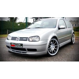 Накладка сплиттер на передний бампер на Volkswagen Golf IV 25TH